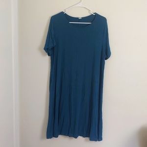 Teal Old Navy Swing Dress
